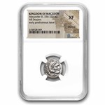 Kingdom of Macedon AR Drachm Alexander III (336-323 BC) XF NGC