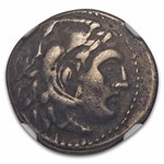 Kingdom of Macedon AR Drachm Philip III (323-317 BC) Ch VF NGC