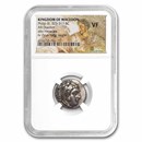 Kingdom of Macedon AR Drachm Philip III (323-317 BC) VF NGC