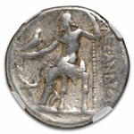 Kingdom of Macedon AR Tetradrachm Alex. III (336-323 BC) Ch F NGC