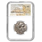 Kingdom of Macedon AR Tetradrachm Alex. III (336-323 BC) VG NGC