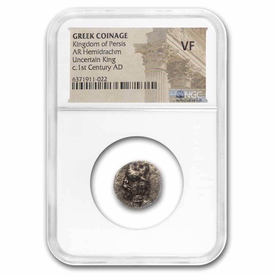 Kingdom of Persis AR Hemidrachm (1st century BC) VF NGC