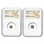 Kingdom of Persis AR Obol (132 BC - 224 AD) AU NGC (Random Ruler)