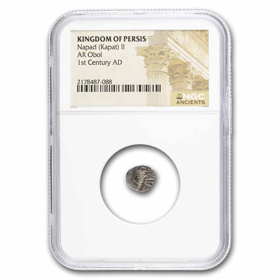 Kingdom of Persis AR Obol (132 BC - 224 AD) NGC (Random Ruler)