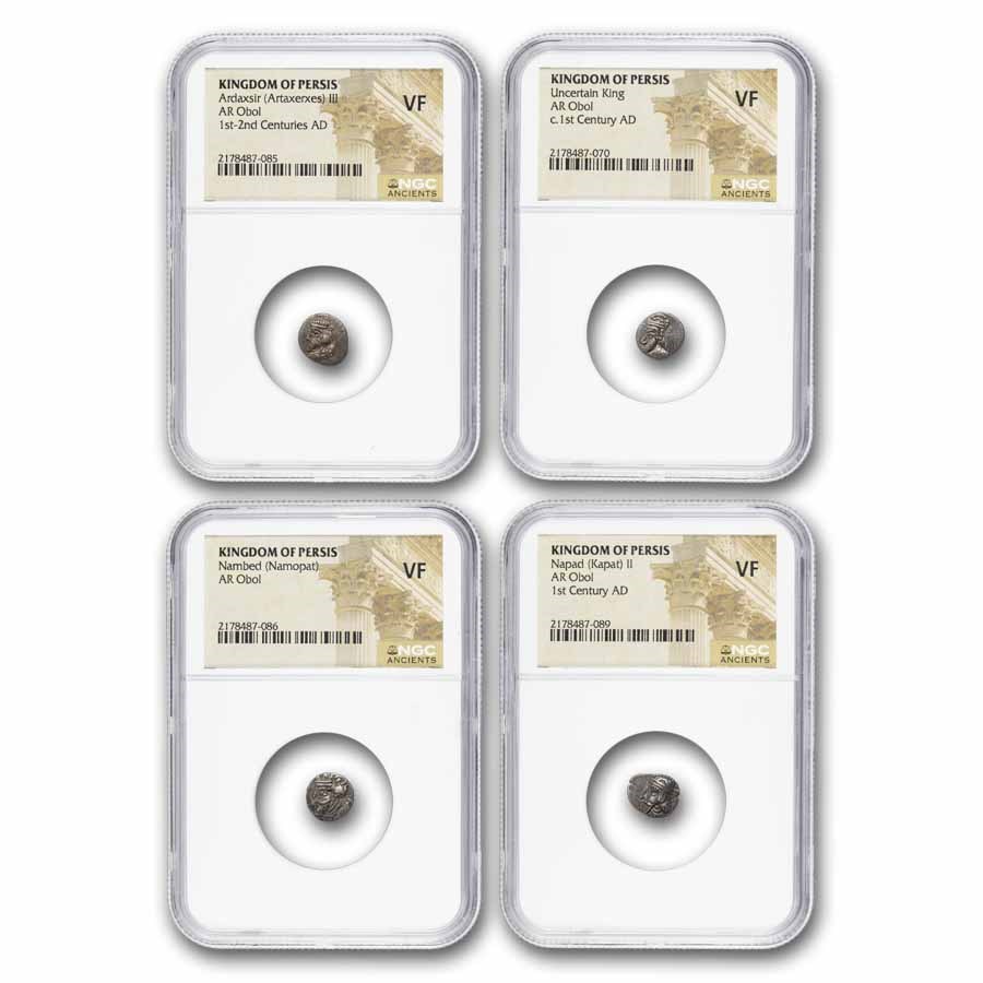 Kingdom of Persis AR Obol (132 BC - 224 AD) VF NGC (Random Ruler)