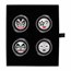 KISS 1 oz Silver Colorized Creature of the Night (Set of 4)