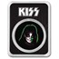 KISS 1 oz Silver Colorized Green Catman in TEP