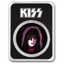 KISS 1 oz Silver Colorized Purple Starchild in TEP