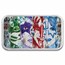KISS 1 oz Silver Newsprint Characters Colorized Bar