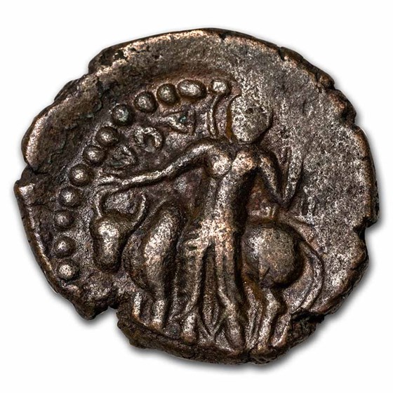 Kushan Empire AE Tetradrachm (30 BC-350 AD) VF Kushan Empire AE Tetradrachm (30 BC-350 AD) VF