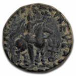 Kushan Empire Bronze Tetradrachm (80-100 A.D.) VF-XF