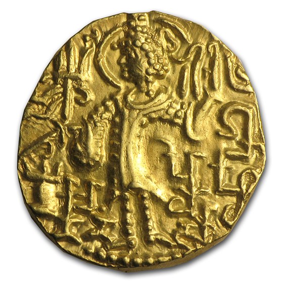 Kushan Gold Stater XF+ (4th Century AD) Kushan Gold Stater XF+ (4th Century AD)