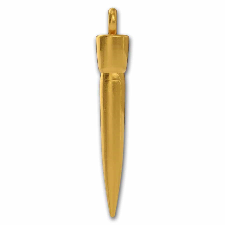 Kuvera 24K Bullet Pendant