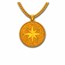 Kuvera 24K Compass Pendant