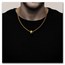 Kuvera 24K Cube Pendant