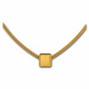 Kuvera 24K Cube Pendant