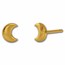 Kuvera 24K Half Moon Earrings