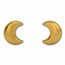 Kuvera 24K Half Moon Earrings