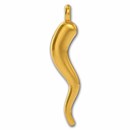 Kuvera 24K Italian Horn Pendant