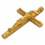 Kuvera 24K Jesus Crucifix Pendant