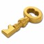 Kuvera 24K Key Pendant