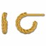 Kuvera 24K Twisted Wire Mini Hoop Earrings