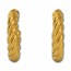 Kuvera 24K Twisted Wire Mini Hoop Earrings