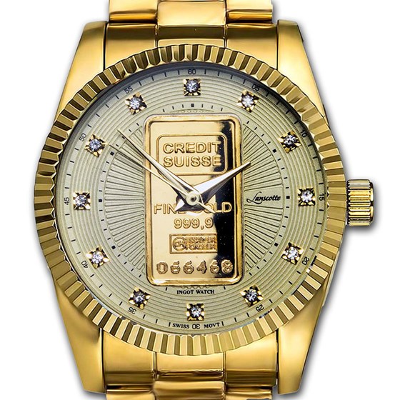 Ladies 1 gram Gold Credit Suisse Watch Ladies 1 gram Gold Credit Suisse Watch