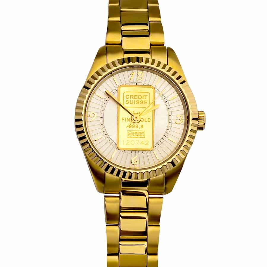 Ladies 1 gram Gold Credit Suisse Watch