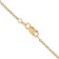 Ladies 1 gram Gold Pamp Suisse Rosa Pendant Necklace w/CZ