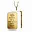 Ladies 10 gram Gold PAMP Suisse Pendant w/ 20" Chain