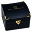 Ladies 2022 1/10 oz Gold American Eagle Leather Band Watch