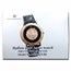 Ladies 2022 1/10 oz Gold American Eagle Leather Band Watch