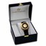 Ladies 2022 1/10 oz Gold American Eagle Leather Band Watch