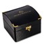 Ladies 2024 1/10 oz Gold American Eagle Leather Band Watch