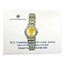 Ladies Gilded Mercury Dime Stainless Steel Oyster Bracelet Watch