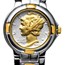 Ladies Gilded Mercury Dime Two-tone S/S Oyster Bracelet Watch