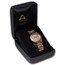 Ladies Native American Horse Rose Gold Coin Watch