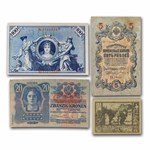 Last Royal Houses of Europe 4-Banknote Set
