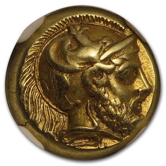 Lesbos, Mytilene EL Hecte Ares/Amazon (412-378 BC) Ch XF NGC Lesbos, Mytilene EL Hecte Ares/Amazon (412-378 BC) Ch XF NGC