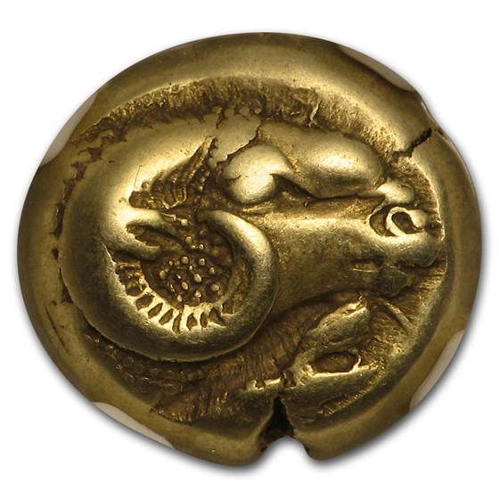 Lesbos, Mytilene EL Hecte Ram/Lion (521-478 BC) XF NGC Lesbos, Mytilene EL Hecte Ram/Lion (521-478 BC) XF NGC