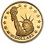 Liberia Proof Gold $10 (Random Year)