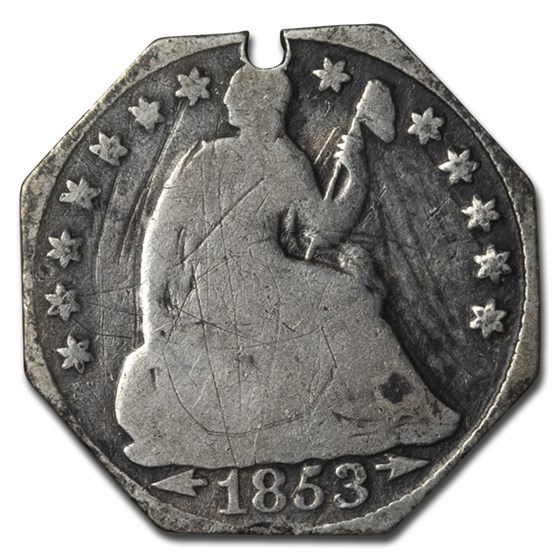 Liberty Seated Half Dime Love Token Liberty Seated Half Dime Love Token