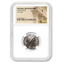 Lucania, Metapontum AR Stater (330-280 BC) Fine NGC