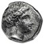 Lucania, Metapontum AR Stater (340-330 BC) Ch VF NGC