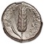 Lucania, Metapontum AR Stater (340-330 BC) Fine NGC (Leukippos)