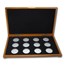 Lunar Series I (1 oz Silver) 12 coin Wood Presentation Box