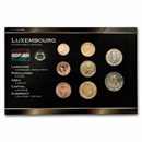 Luxembourg 1 Cent-2 Euro 8-Coin Euro Set BU