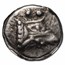 Lycia, Phaselis AR Silver Tetrobol Galley (5th Cent BC) VF NGC