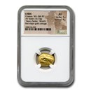 Lydia Gold Stater Croesus (561-546 BC) AU NGC